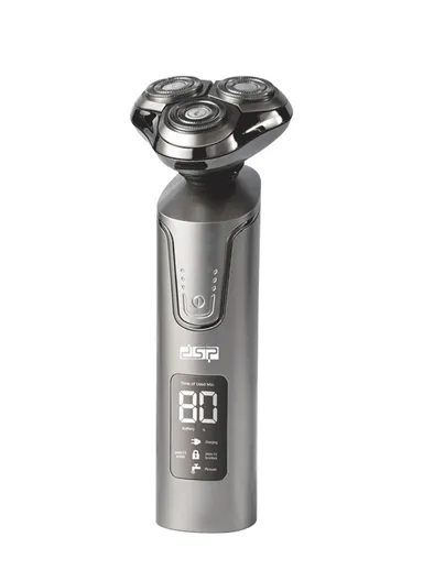 3W Rechargeable Hair Trimmer with Stainless Steel Blades, LED Display &amp; IPX5 Waterproof Design 60112