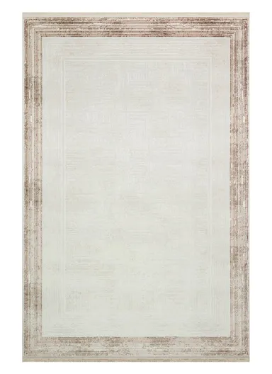 200x290cm Durable Area Rug Soft Polypropylene &amp; Polyester Blend with Non-Slip Cotton Backing Cunda CN001