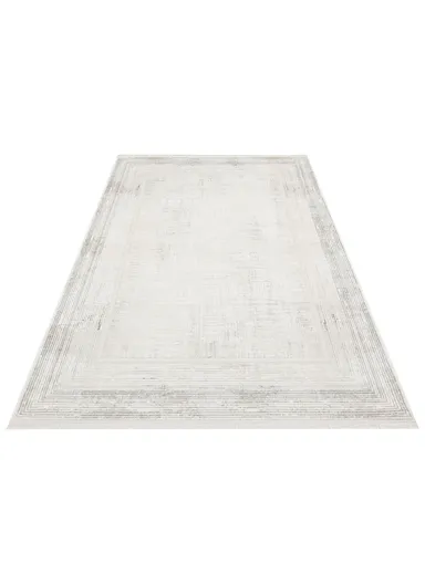 150x230cm Durable Area Rug Soft Polypropylene &amp; Polyester Blend with Non-Slip Cotton Backing Cunda CN002