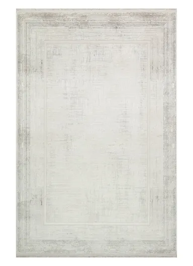 200x290cm Durable Area Rug Soft Polypropylene &amp; Polyester Blend with Non-Slip Cotton Backing Cunda CN002