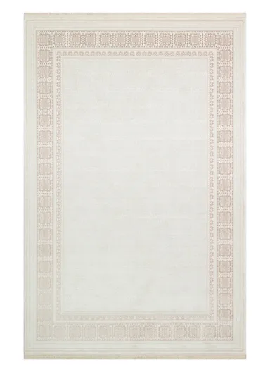 150x230cm Beige Elegant Long-Lasting Living Room Rug Cunda CN005