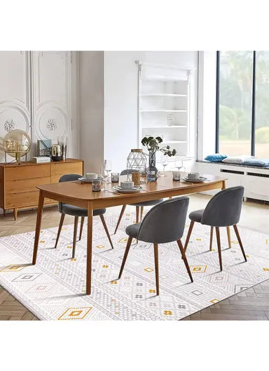 250x350cm Soft &amp; Durable Polypropylene Rug Large Machine-Woven Carpet with Non-Slip Cotton Backing Cunda CN013