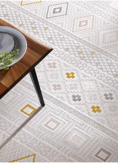 250x350cm Soft &amp; Durable Polypropylene Rug Large Machine-Woven Carpet with Non-Slip Cotton Backing Cunda CN013