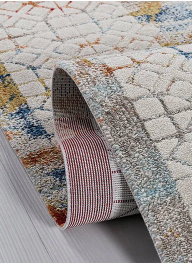 100x200cm Machine-Woven Area Rug Premium Polypropylene Carpet with Cotton Backing &amp; Polyester Accents Colorium CO006