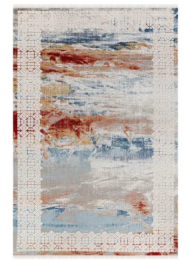 100x200cm Machine-Woven Area Rug Premium Polypropylene Carpet with Cotton Backing &amp; Polyester Accents Colorium CO006