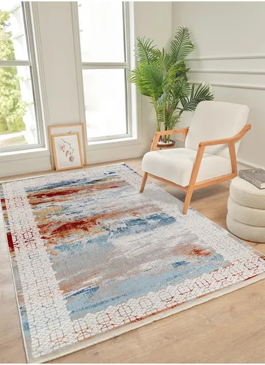 80x300cm Machine-Woven Area Rug Premium Polypropylene Carpet with Cotton Backing &amp; Polyester Accents Colorium CO006