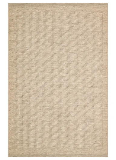100x300cm Machine-Woven Flatweave Rug Durable Textured Area Carpet with Structured Grid Design and Synthetic Backing Bohemia BH005