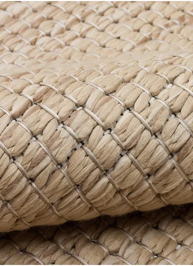 80x300cm Machine-Woven Flatweave Rug Durable Textured Area Carpet with Structured Grid Design and Synthetic Backing Bohemia BH005