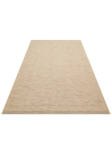 80x300cm Machine-Woven Flatweave Rug Durable Textured Area Carpet with Structured Grid Design and Synthetic Backing Bohemia BH005
