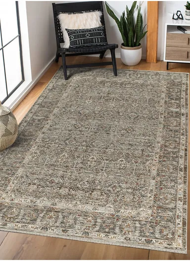 100x305cm Luxury Distressed Carpet with Silk-Like Finish lavinia LA005