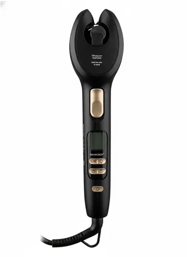 Silvercrest Electric Hair Curler with Customizable Waves &amp; Smart Heat Control 4056233374803