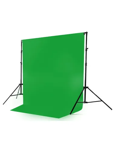 3x4m Portable Multipurpose Green Screen Fabric Adjustable Tripod Background for Photo, Video CSE260