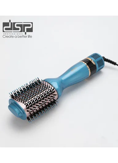 1000W Hot Air Brush with 360°C Rotatable Cord, Adjustable Speed &amp; Temperature Air Brush 50233 - Blue