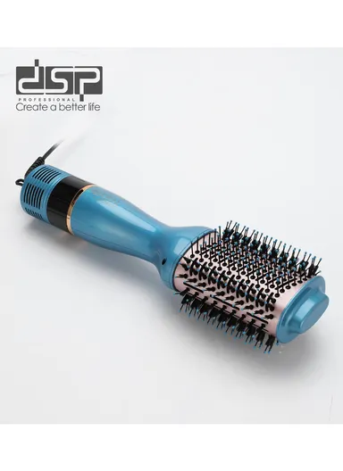 1000W Hot Air Brush with 360°C Rotatable Cord, Adjustable Speed &amp; Temperature Air Brush 50233 - Blue