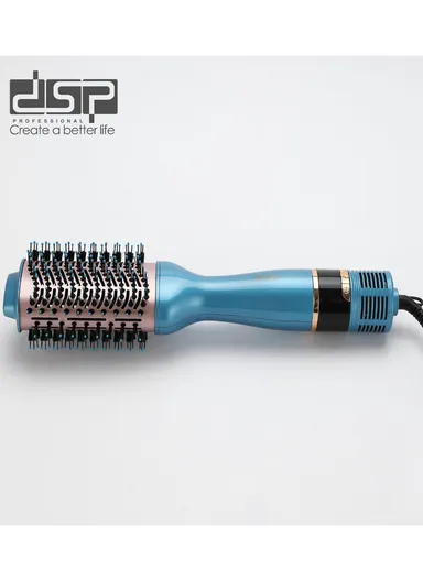 1000W Hot Air Brush with 360°C Rotatable Cord, Adjustable Speed &amp; Temperature Air Brush 50233 - Blue