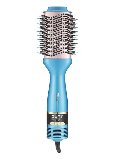 1000W Hot Air Brush with 360°C Rotatable Cord, Adjustable Speed &amp; Temperature Air Brush 50233 - Blue