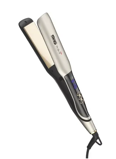 Straight Brilliance Aluminum Plates Hair Straightener With Adjustable Temperature &amp; LED Display 10160U - Beige