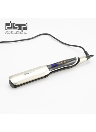 Straight Brilliance Aluminum Plates Hair Straightener With Adjustable Temperature &amp; LED Display 10160U - Beige