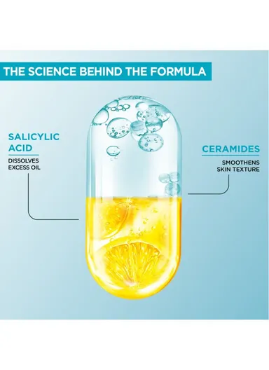 250ml Fast Clear Gentle Cleanser Hydrating Face Wash for Acne-Prone Skin