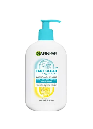 250ml Fast Clear Gentle Cleanser Hydrating Face Wash for Acne-Prone Skin