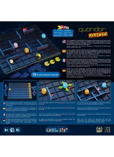 Quoridor Pac-Man Fun Game for The Whole Family Classic Arcade Game Ages 8+