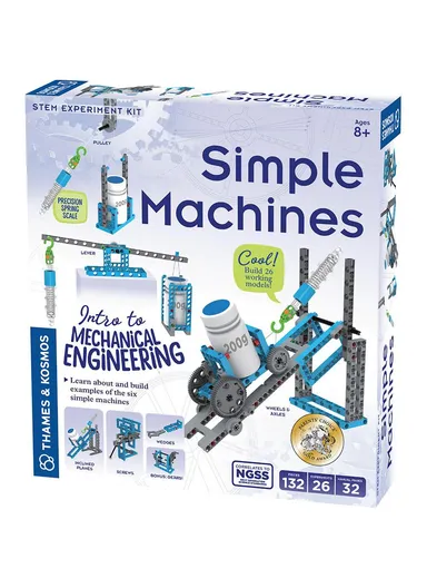 Simple Machines Science Experiment &amp; Model Building Kit