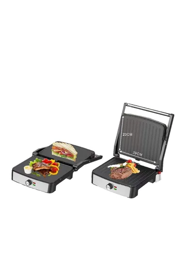 Hoffmans Sandwich Maker Grill XXL-Sized Non-Stick Plates HM-3018