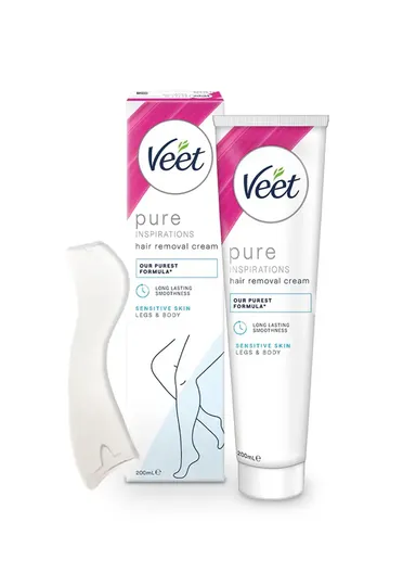 100ml Pure Legs and Body Hair Removal Cream for Sensitive Skin 