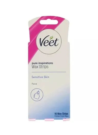 16-Strips Pure Inspirations Wax Strips for Sensitive Skin