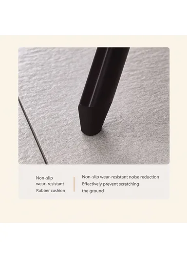 3 Pcs Foldable Ergonomic Mesh Training &amp; Conference Chair Set with Fixed Armrests B05 (W51 x D50 x H86)cm - Black