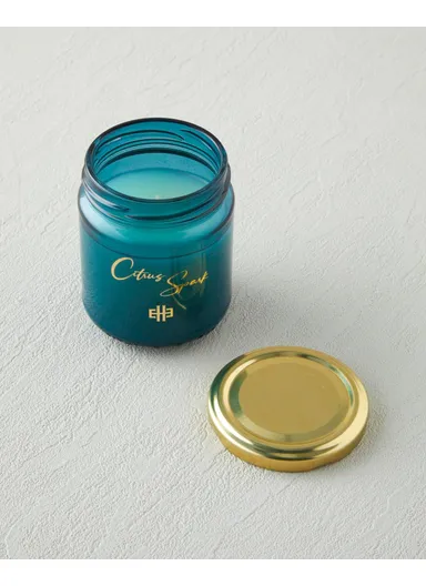 Citrus Spark Scented Candle 120 g Green
