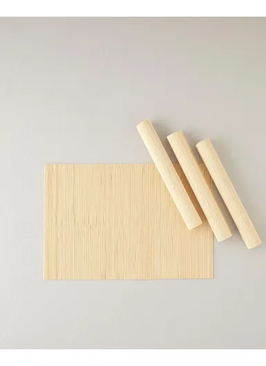Grove Bamboo 4-Piece Placemat 30x45 cm Cream