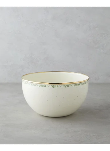 Susanna Enamel Mixing Bowl 24 cm Green