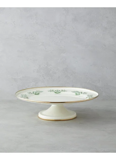 Green Dream Enamel Cake Stand 31 cm Green