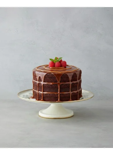 Green Dream Enamel Cake Stand 31 cm Green