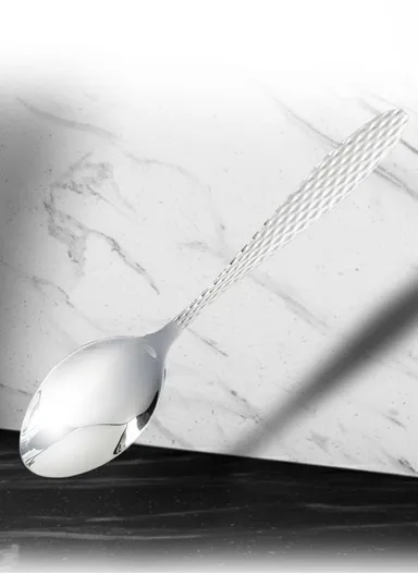 6-Pieces Stainless Steel Diamond Spoon Set dh-01979