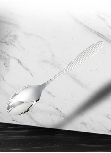 6-Pieces Stainless Steel Diamond Tea Spoon Set