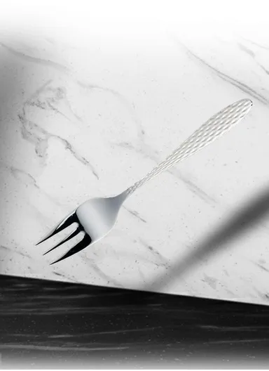 6-Pieces Stainless Steel Diamond Dessert Fork Set dh-01976