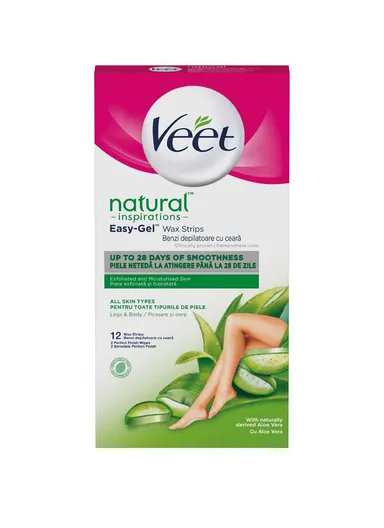 12-Strips &amp; 2 Finish Wipes Expert Wax Strips for Legs and Body