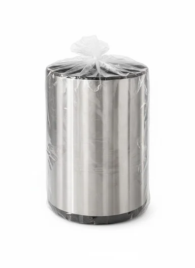 9L Light Luxury Open-Top Stainless Steel Garbage Bin (D20 x H29)cm G74-Q7-H - Silver