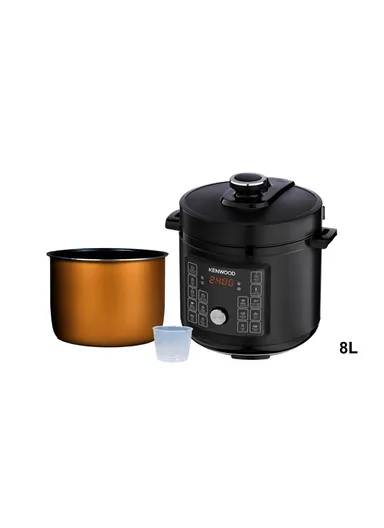 KENWOOD Electric Pressure Cooker 8L Smart Steam Pot 16-in-1 Multifunctional Programmable Multicooker, Steamer, Rice Cooker, Slow Cooker, Saute Pot, Soup, Yogurt, Cake &amp; More
