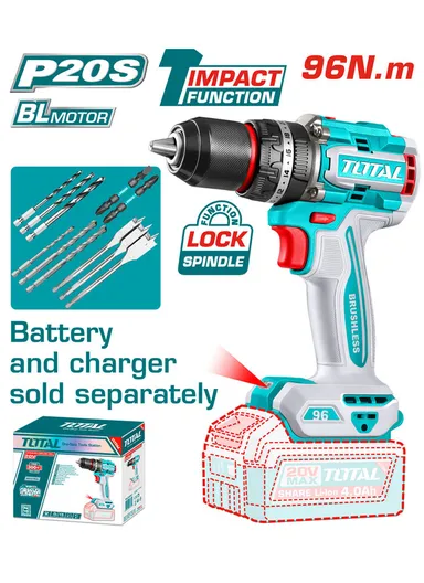 20V 96Nm Brushless Cordless Impact Drill TIDLI209681