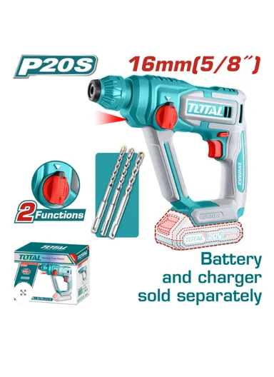 20V 1.5J Cordless Rotary Hammer SDS Plus TRHLI20168
