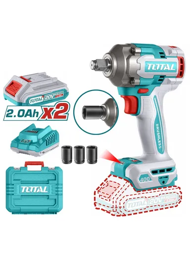 20V Cordless Impact Wrench Li-ion 2.0Ah TIWLI2040