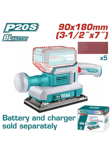 20V Cordless Finishing Sander TFSLI2031