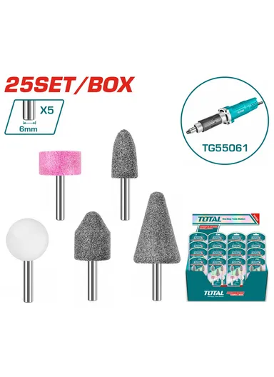 5-Pcs Accessories Set For Die Grinder TAKB0502