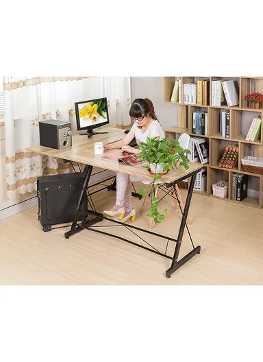 Versatile L-Shaped Desk with Keyboard Tray &amp; PC Tower Stand (W120 x D48 x H74)cm 0035 - Black