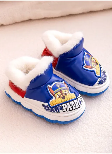 Anti-Slip Warm Kids Boots with Flees Linning &amp; Shoe Collar - Blue