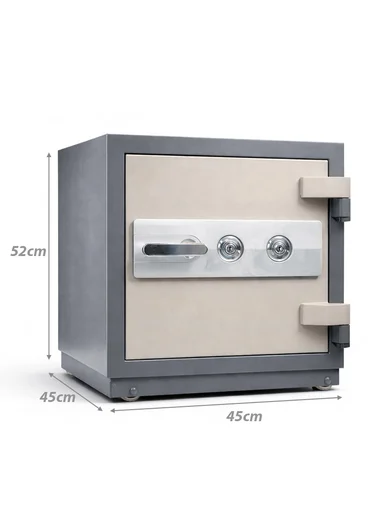 68Kg (W45 x D45 x H52)cm Dual Key Pry-Resistant Thick Heavy Walls Safe Box K3-520