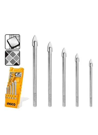 5-Pcs Glass Drill Bits AKD7058